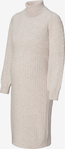 Supermom Knitted dress 'Cornelia ' in Beige: front