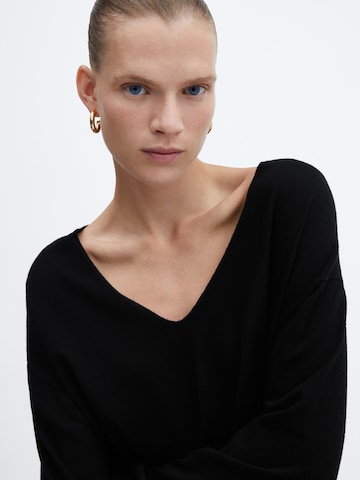 MANGO Sweater 'VIEIRA' in Black