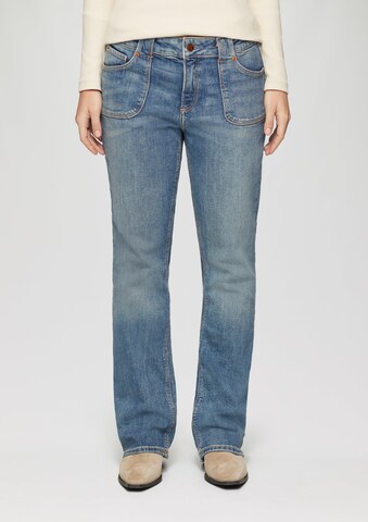 QS Bootcut Jeans 'Catie' in Blau: Vorderseite