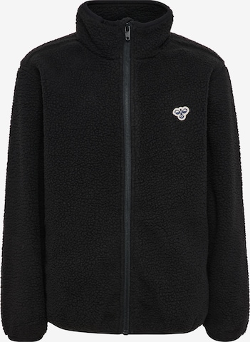 Hummel Fleecejacke 'Atlas' in Schwarz: Vorderseite