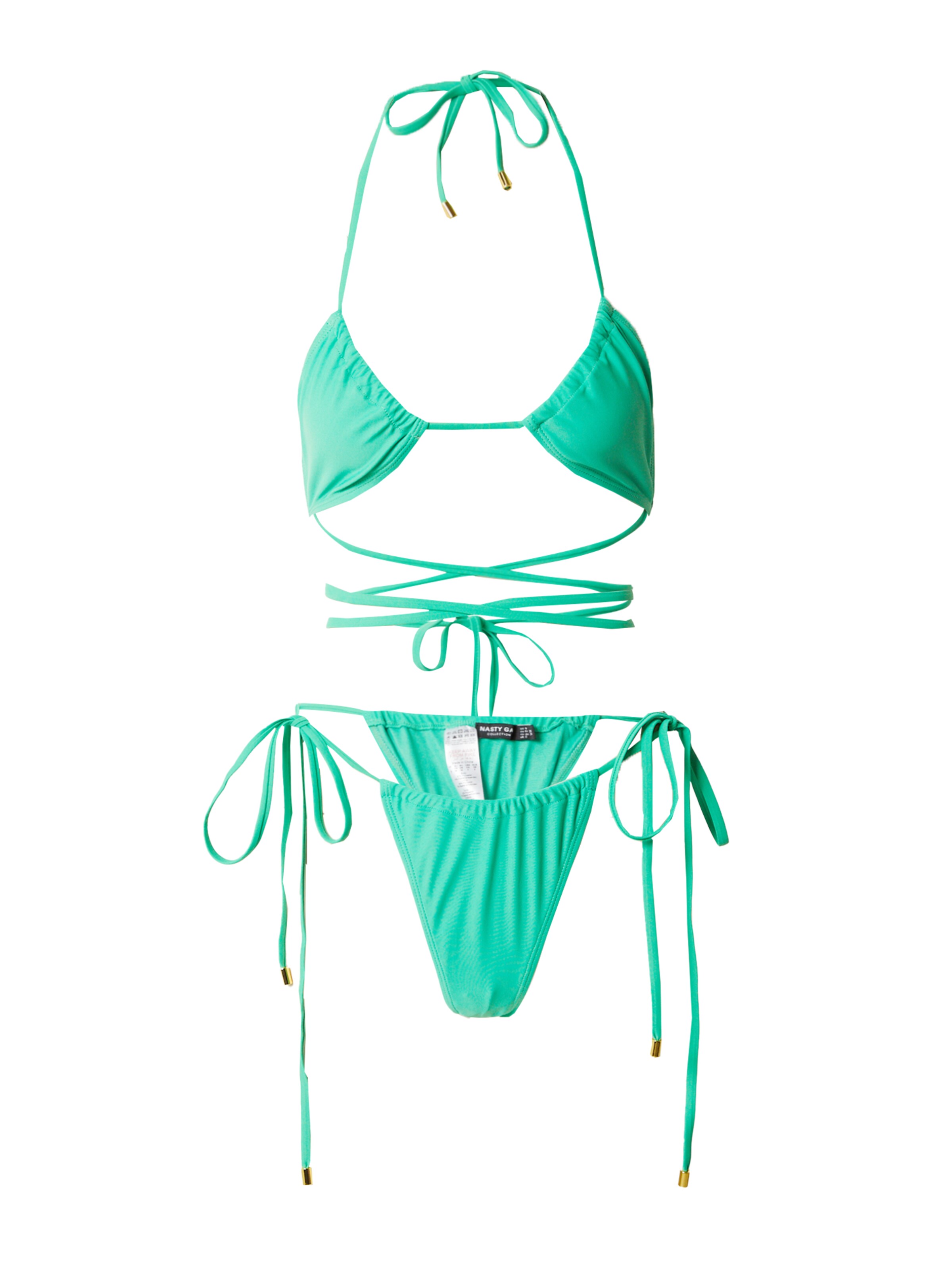 Nasty GalBikini - zelena boja: prednji dio