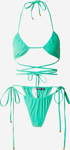 Nasty Gal Bikini in Green: front