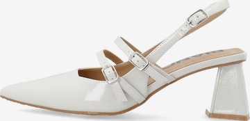 Bianco - Zapatos destalonado 'Maralyn' en blanco: frente