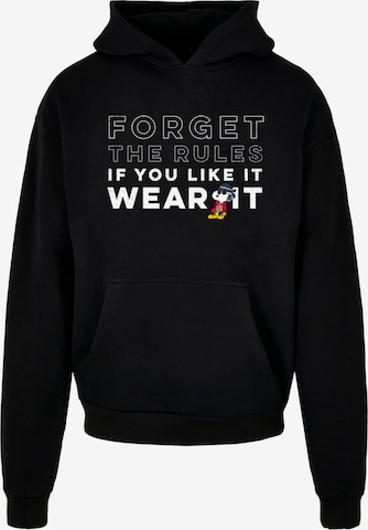 Merchcode Sweatshirt 'Peanuts - If You Like It Wear It' in Black: front