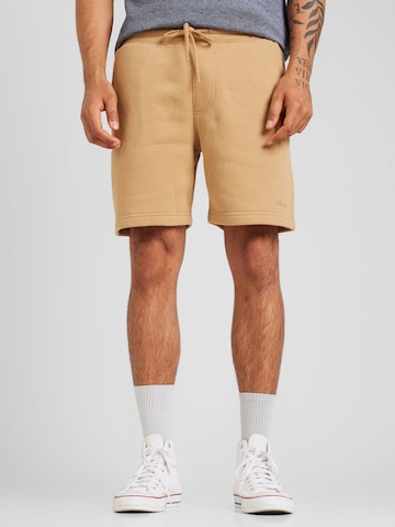 HOLLISTER Regular Broek in Bruin: voorkant