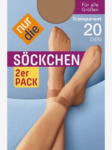 Nur Die Fine Stockings ' 2er-Pack 20 DEN ' in Beige