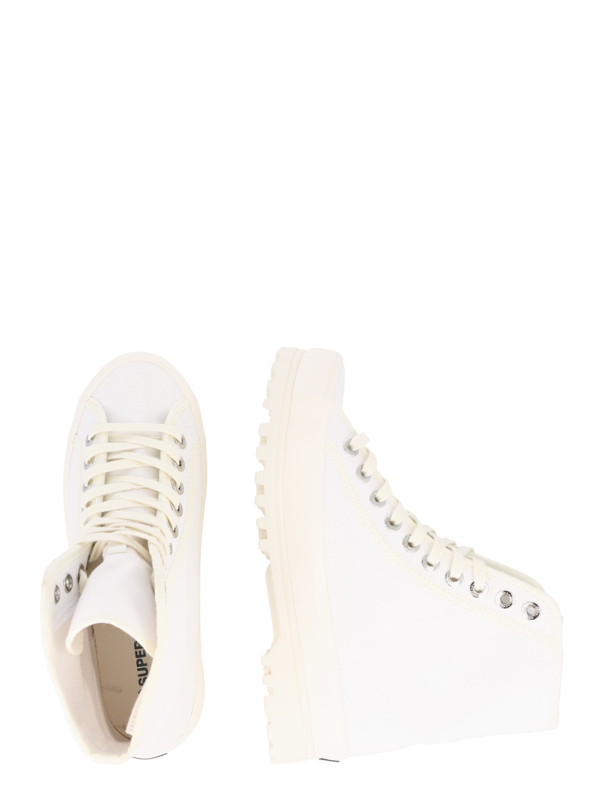 SUPERGA Sneaker high 'Alpina Emily' i hvid