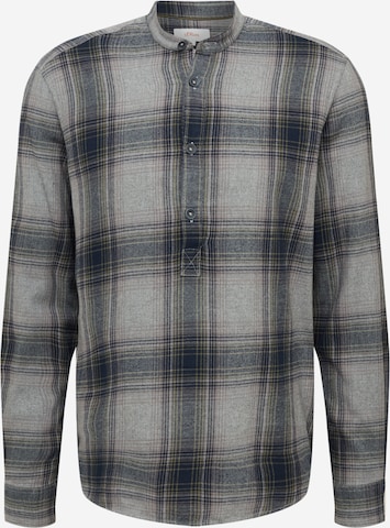 s.OliverRegular Fit Košulja - siva boja: prednji dio