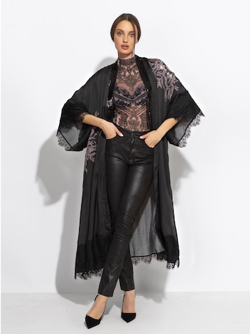 JIORO Blusenbody 'GRAFFITI POWDER' in Mischfarben