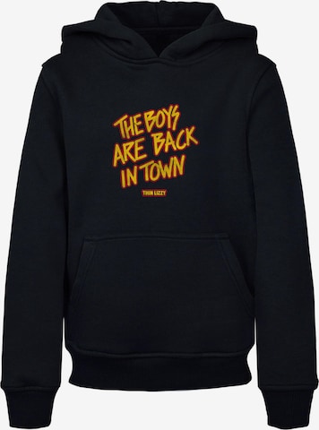 Merchcode Sweatshirt 'Thin Lizzy - The Boys Stacked' in Zwart: voorkant