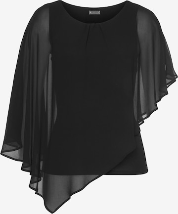 LAURA SCOTT Blouse in Black: front