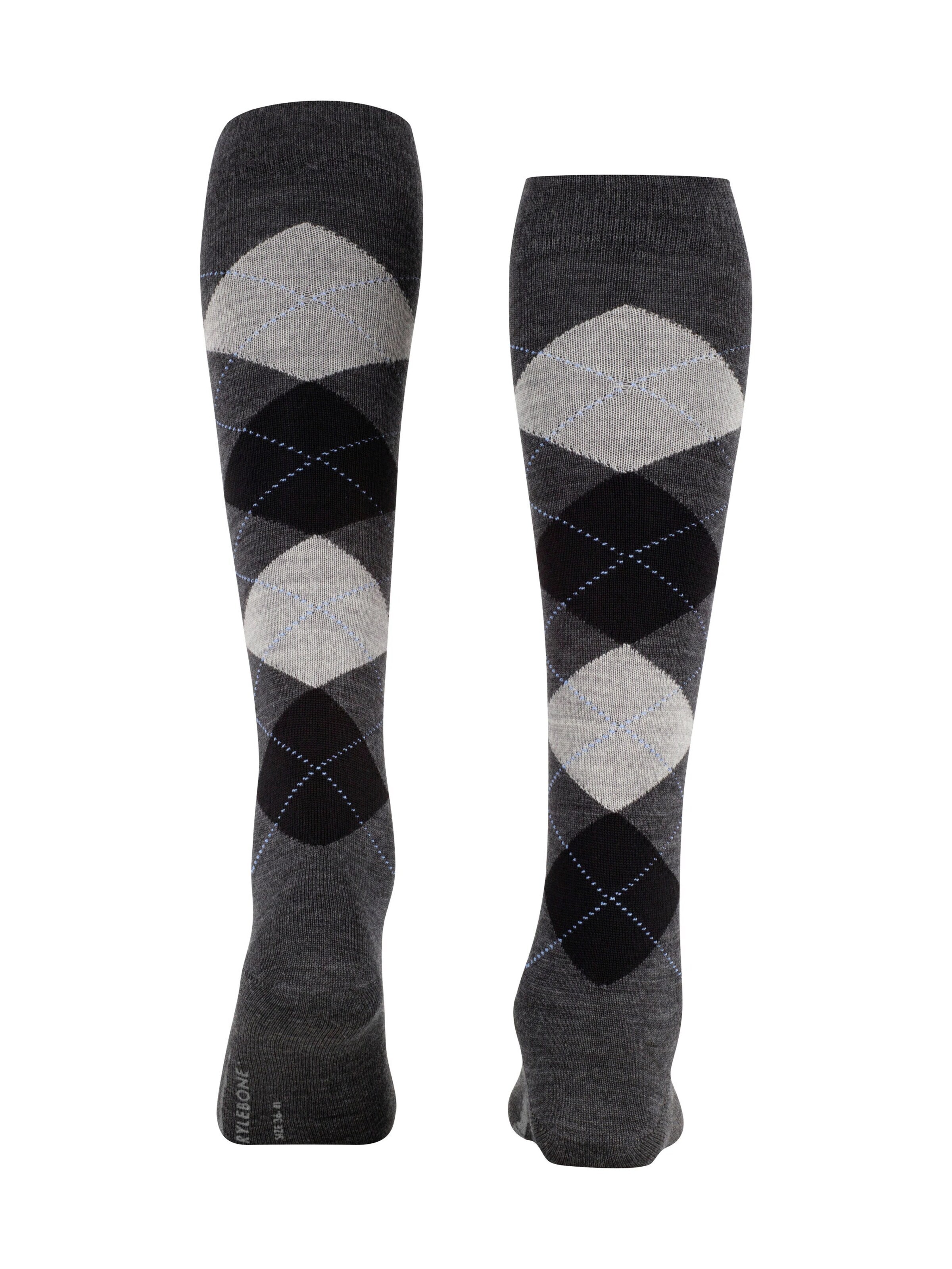 BURLINGTON Over the Knee Socks 'Marylebone' in Grey