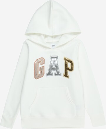 GAP Sweatshirt in Weiß: predná strana