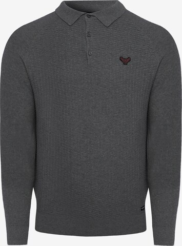 Threadbare Pullover 'Thorton' in Grau: predná strana