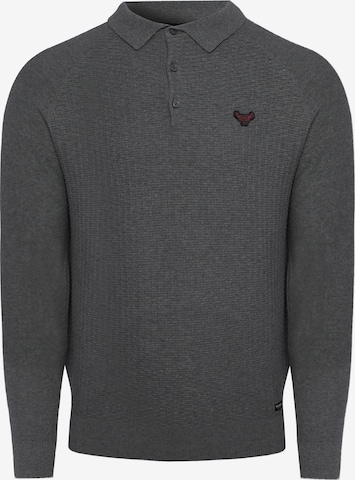 Threadbare Sweater 'Thorton' in Grey: front