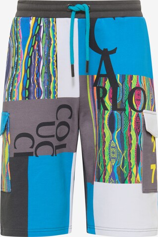 Carlo Colucci Regular Pants 'Cristofori' in Mixed colors: front