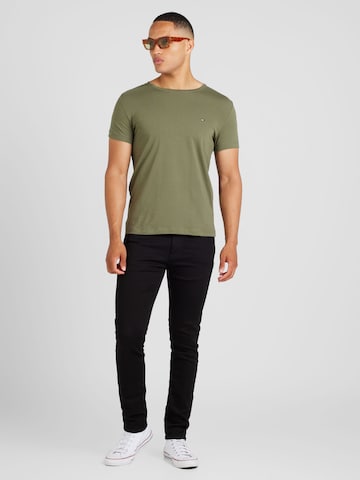 TOMMY HILFIGER Slim fit Μπλουζάκι σε πράσινο