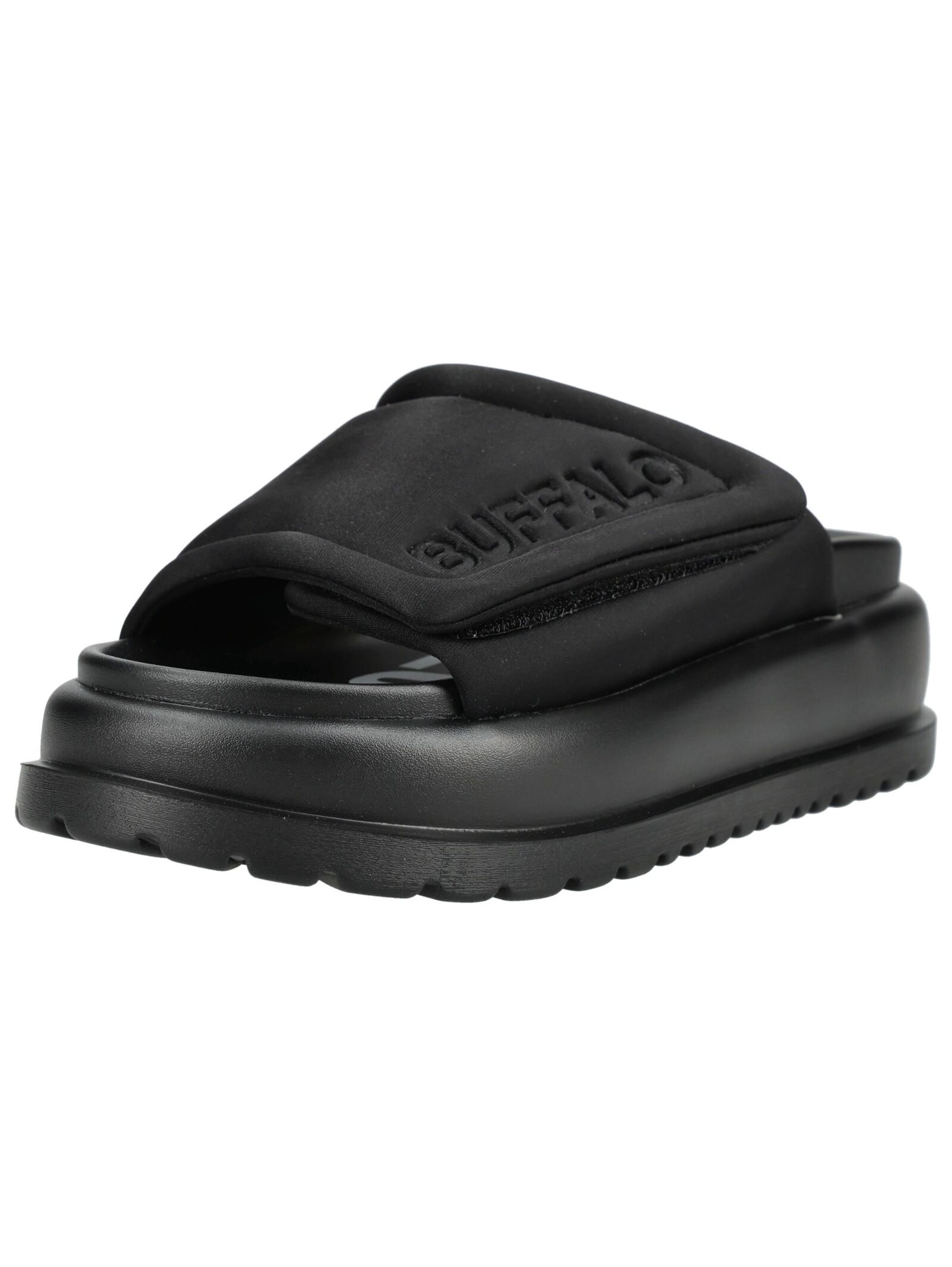 BUFFALO Pantolette in Schwarz: Vorderseite