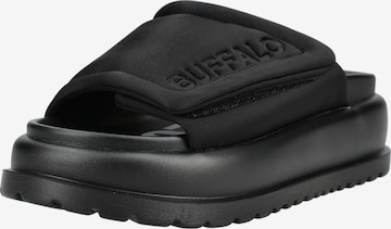 Zoccoletto 'Palma Velcro' di BUFFALO in nero: frontale