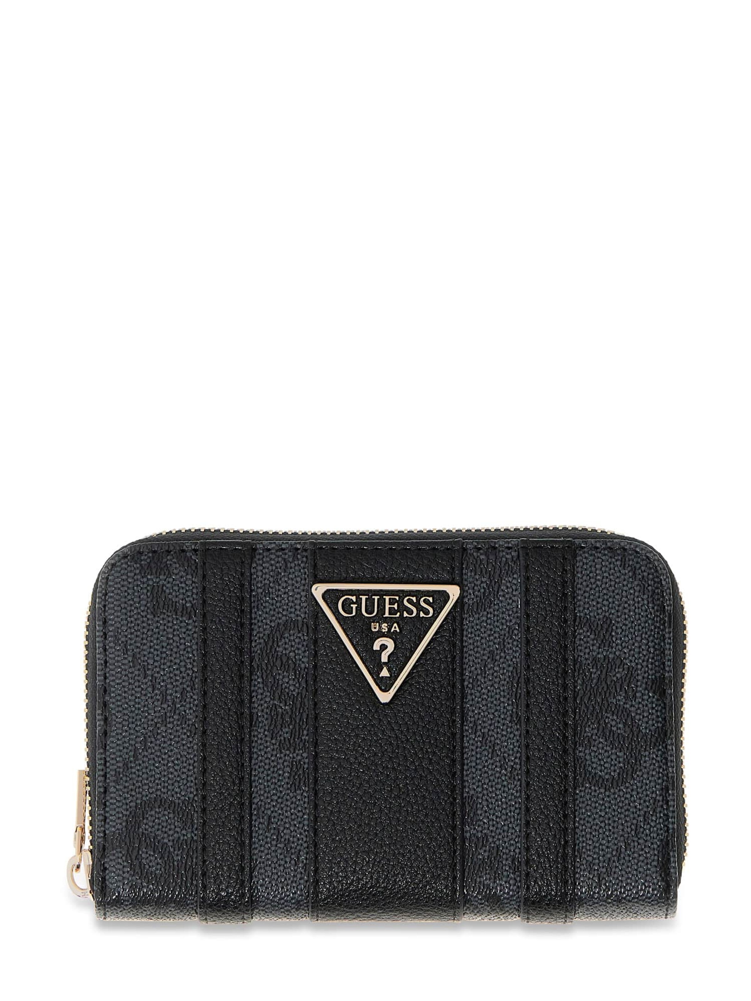 GUESS Wallet 'Laurel' in Black: front