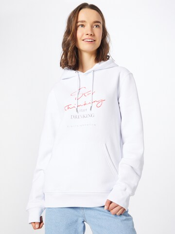 Sweat-shirt 'Drinking' EINSTEIN & NEWTON en blanc : devant