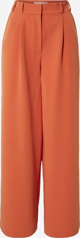 Guido Maria Kretschmer Women Wide leg Bandplooibroek 'Jillian' in Oranje: voorkant