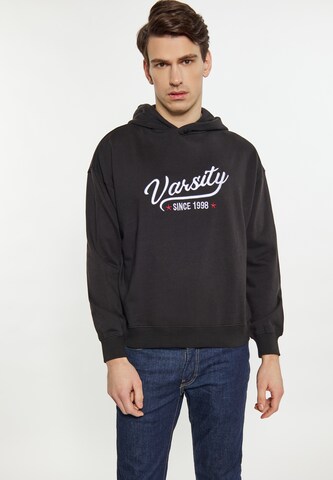 MO Sweatshirt in Zwart: voorkant