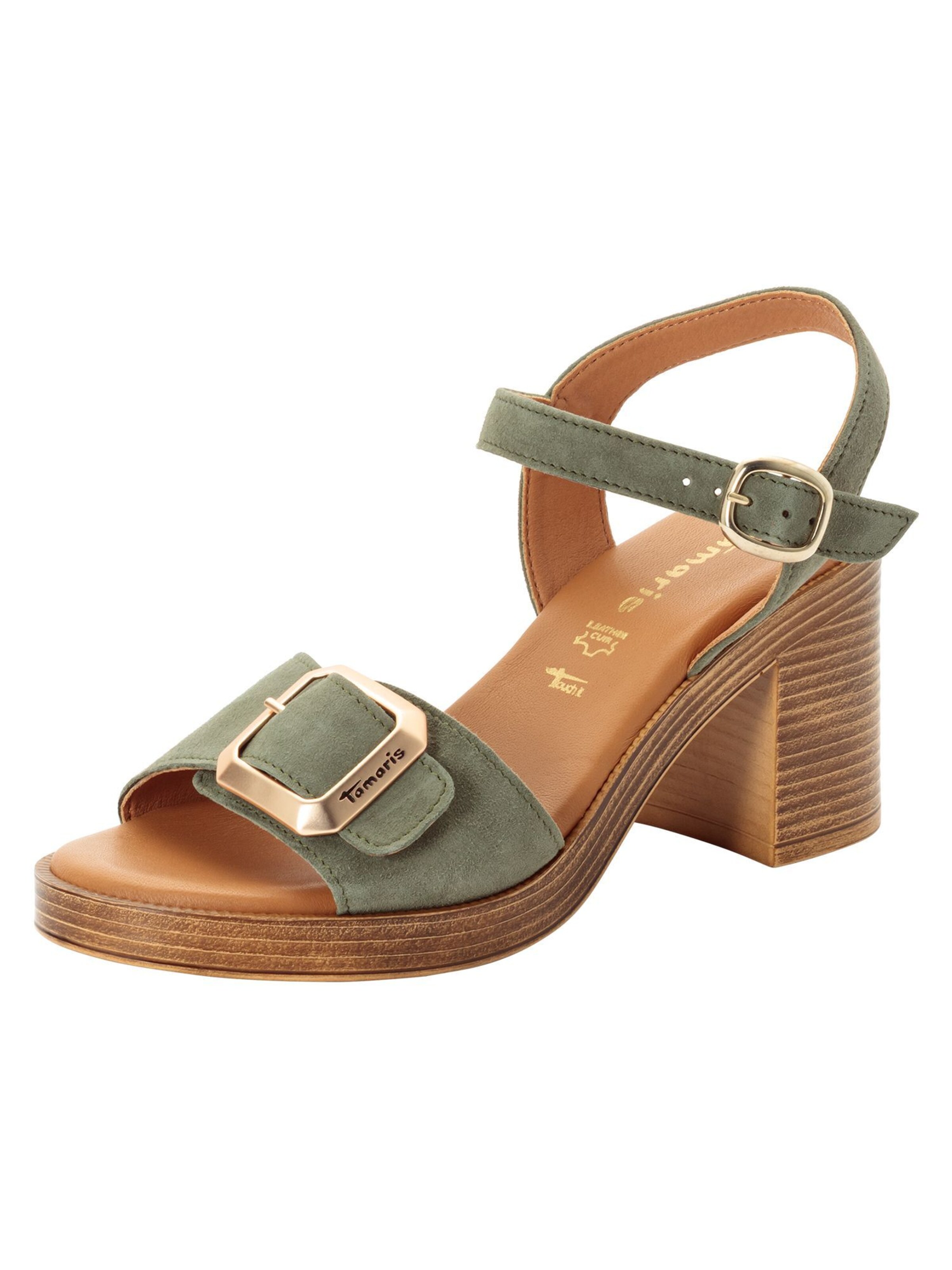 Tamaris Sandals in Green, Item view