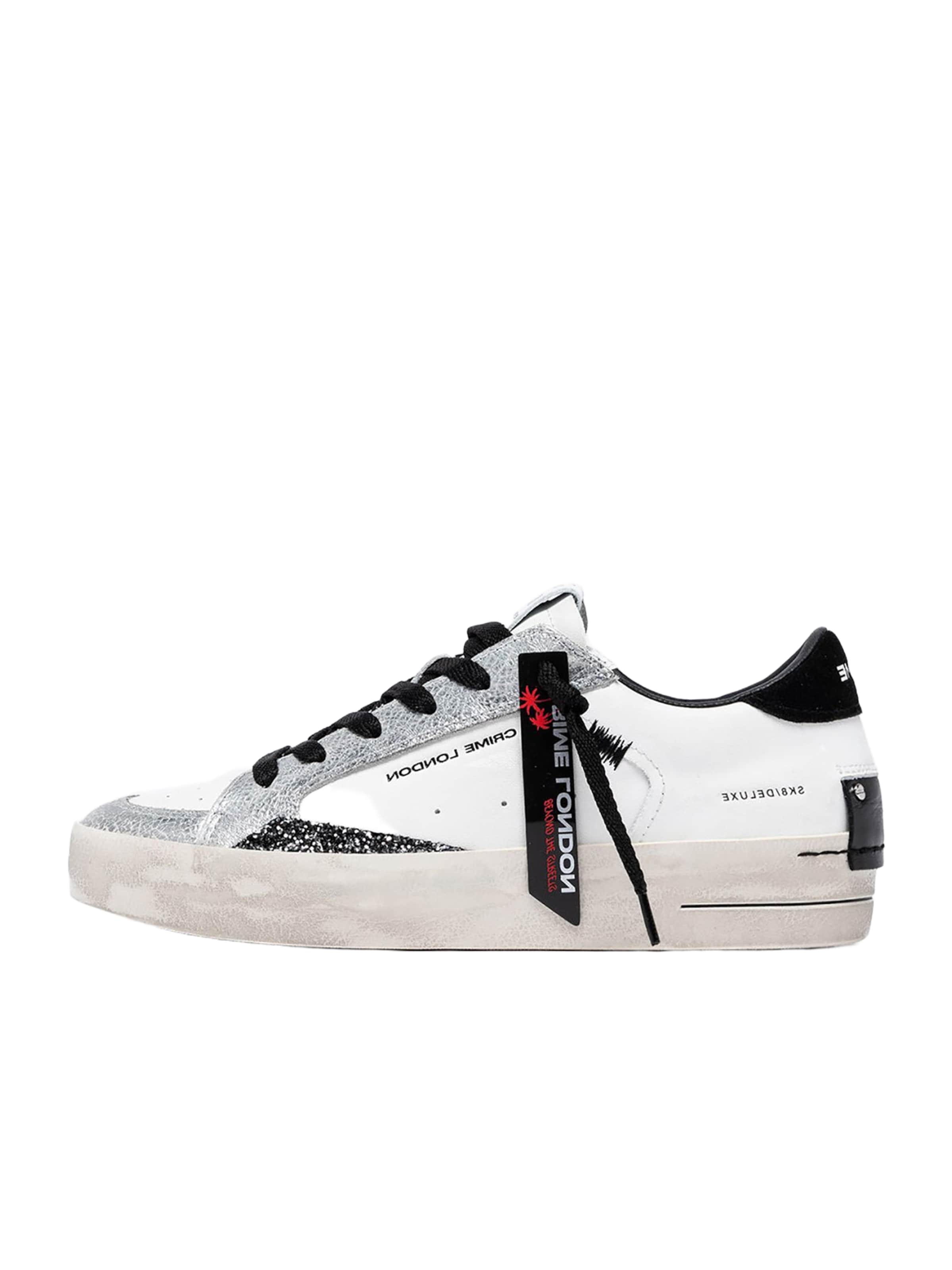 Crime London Sneakers in Weiß: Vorderseite