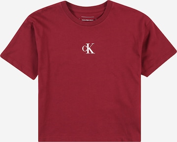 Calvin Klein Jeans Футболка в Лиловый: спереди