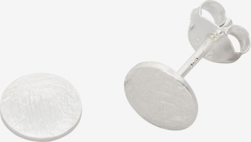 Boucles d'oreilles fejn en argent : devant