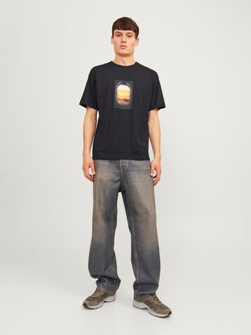 JACK & JONES Majica 'JORVesterbro' | črna barva