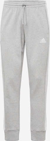 Effilé Pantalon de sport 'Essentials' ADIDAS SPORTSWEAR en gris : devant