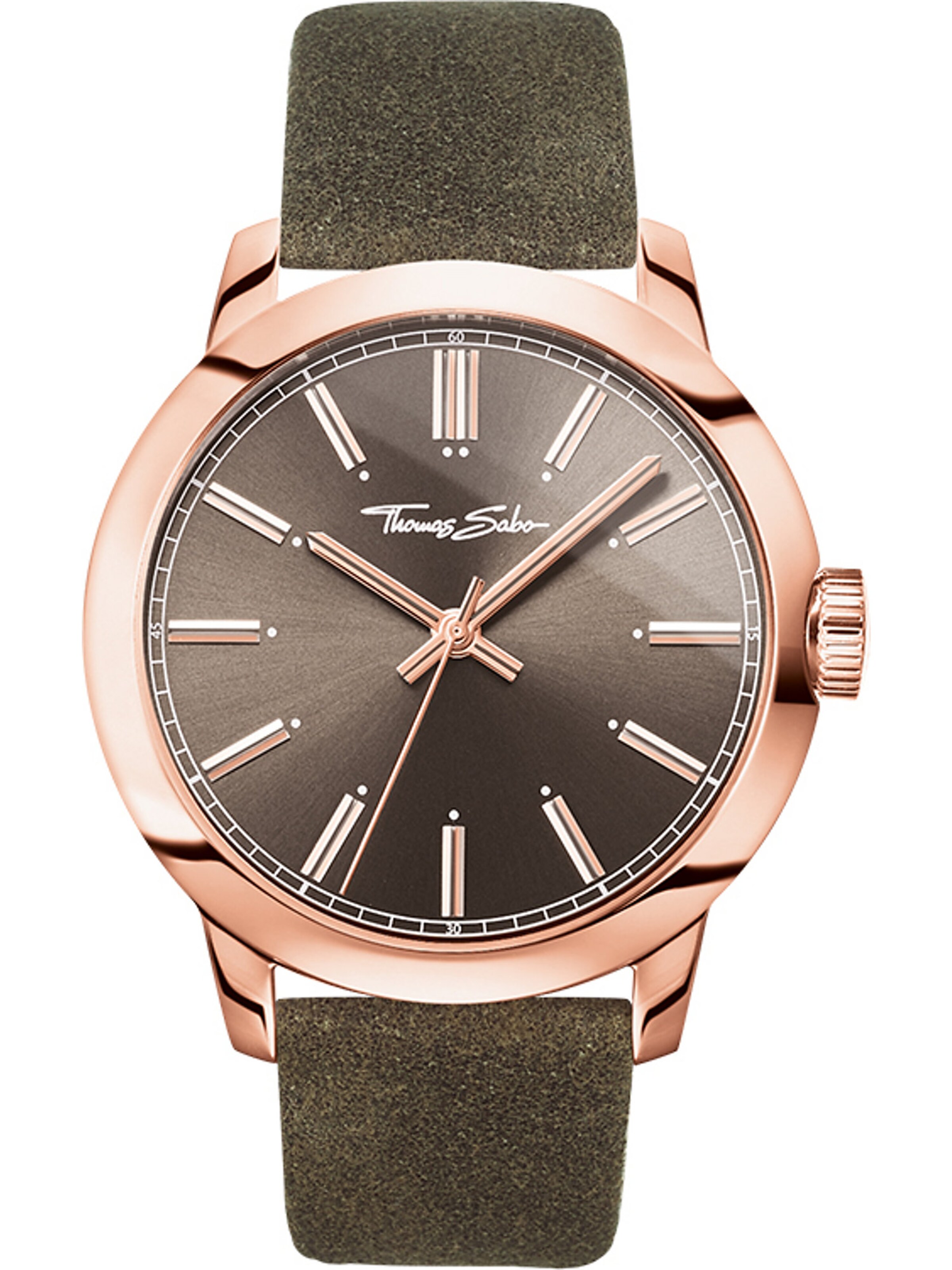 Thomas Sabo Analoog horloge in Groen: voorkant