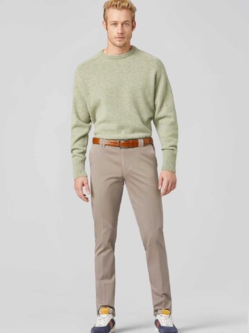 MEYER Regular Chino 'Oslo' in Bruin