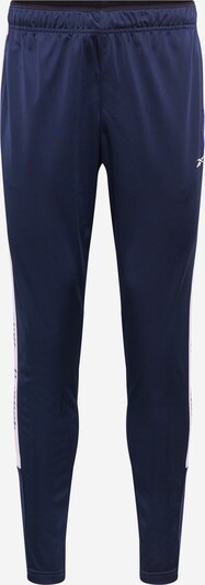 REEBOK Sportbroek in de kleur Blauw / Zwart / Wit, Productweergave
