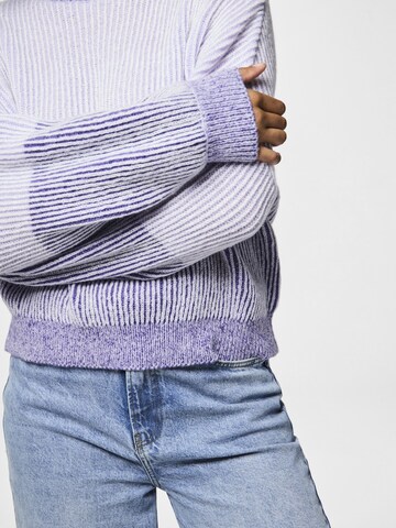 PIECES Pullover 'NELLA ' i lilla
