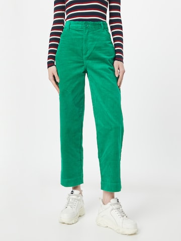 Monki - Regular Calças em verde: frente