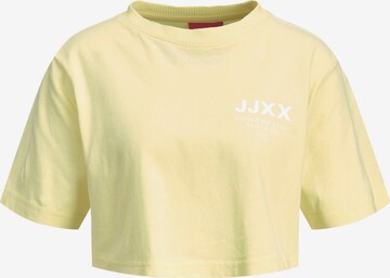 JJXX T-shirt 'Becky' i gul: framsida