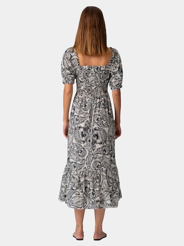 TEESHOPPEN Summer Dress 'Lia' in Black