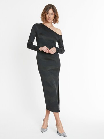Ana Alcazar Midikleid ' Sapja in Schwarz
