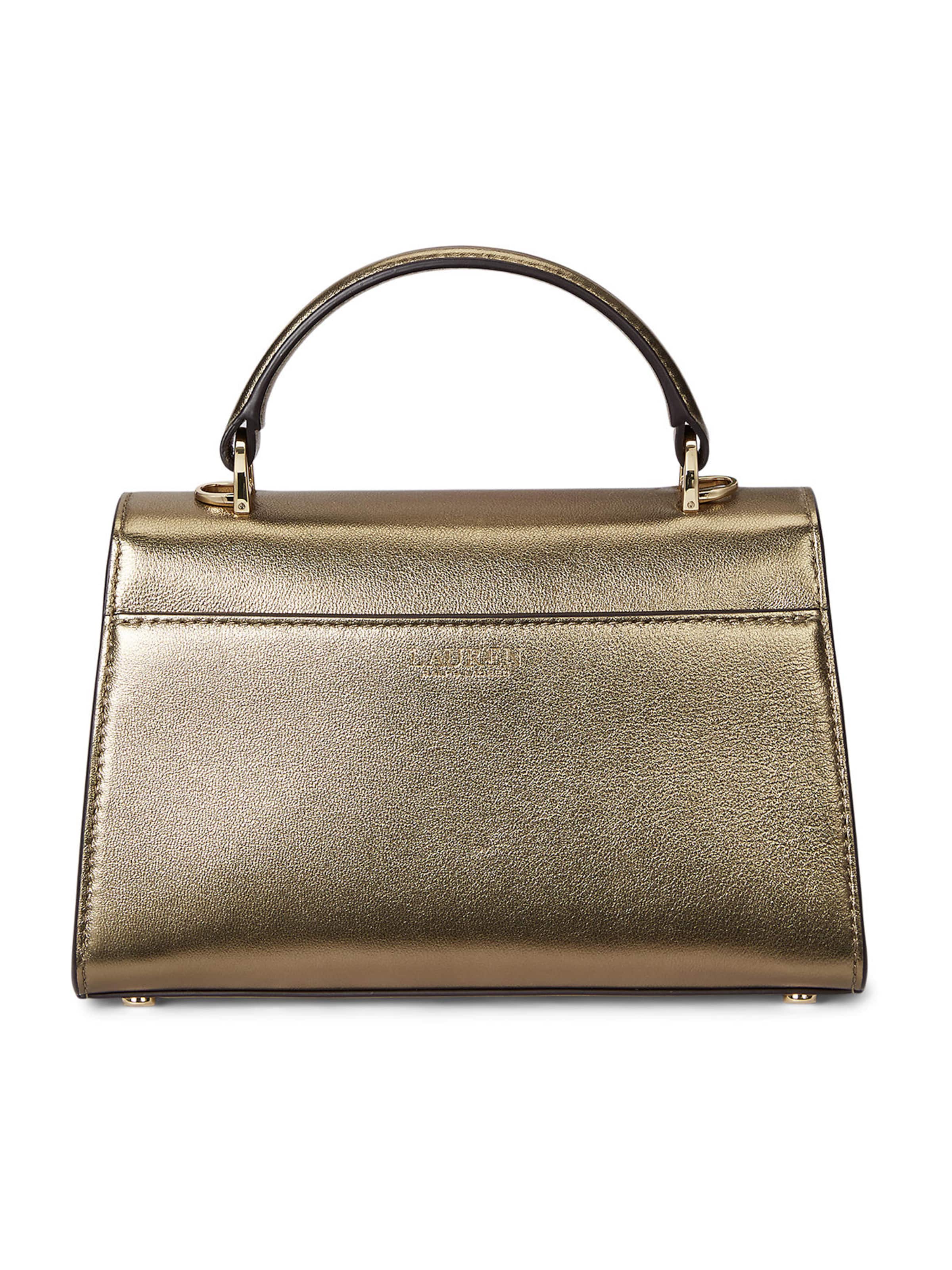 Lauren Ralph Lauren Handtasche 'FARRAH' in Gold