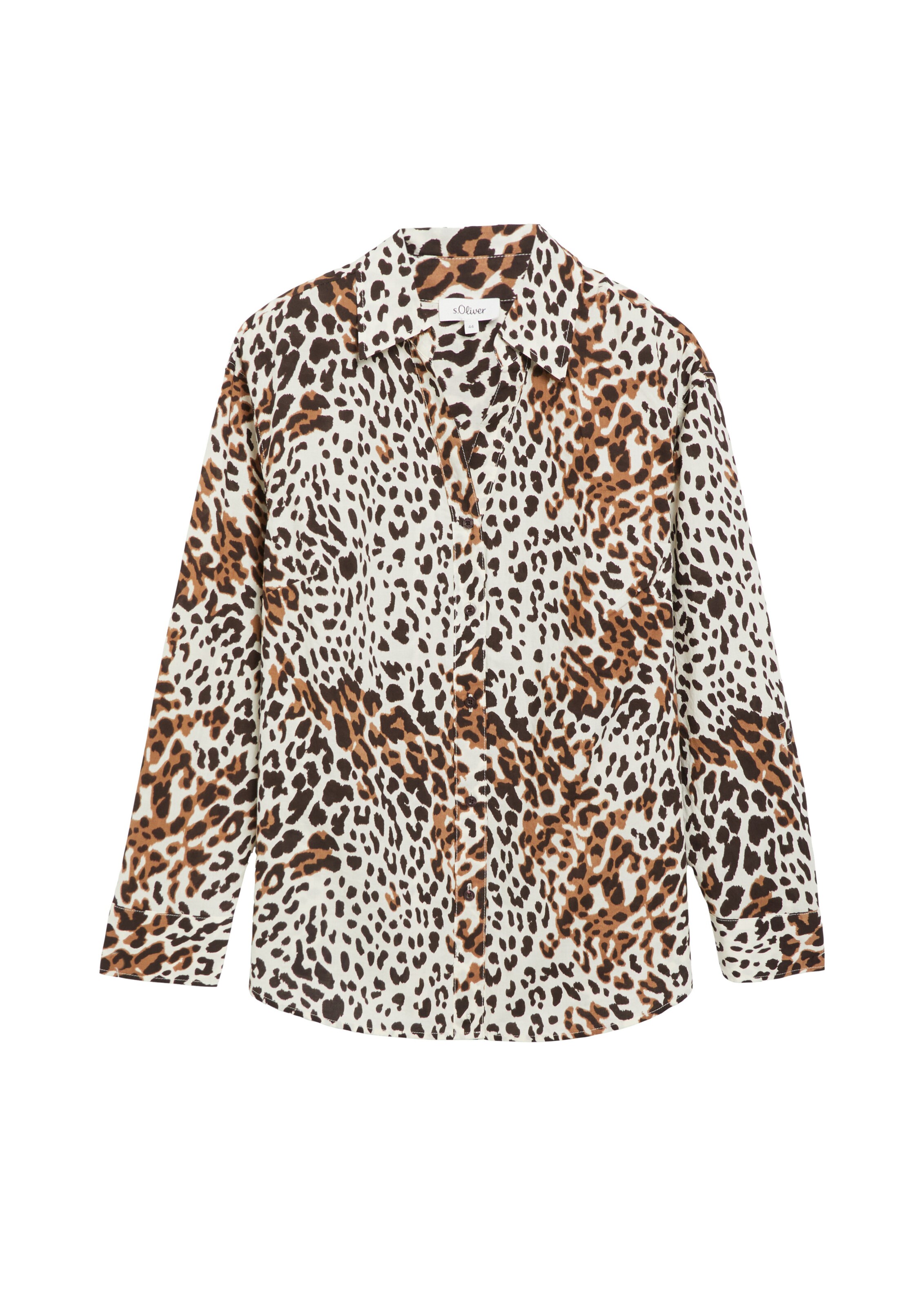 s.Oliver Blouse in Beige: voorkant