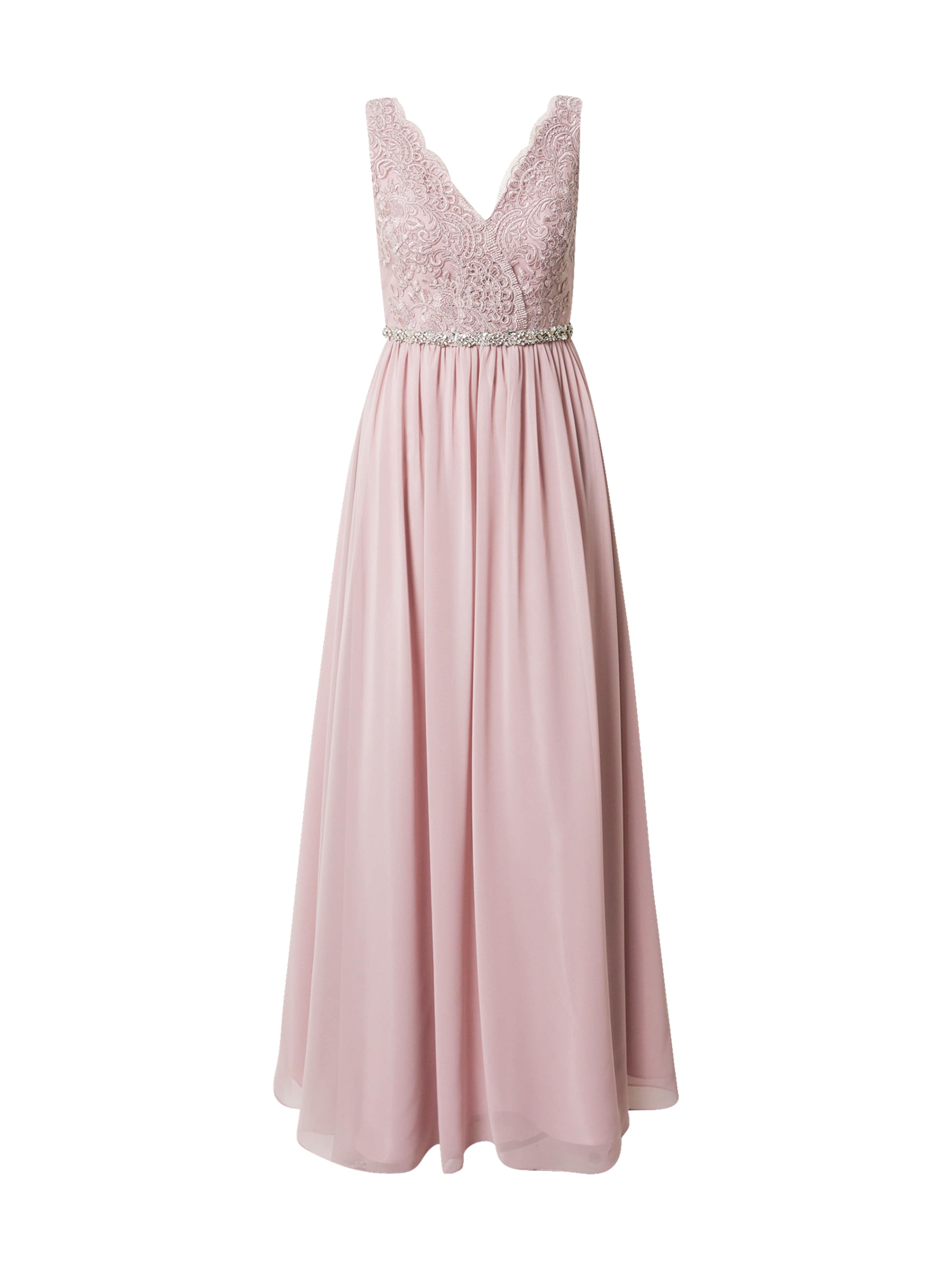 mascara Evening Dress in Pink: front