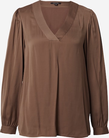 COMMA Blouse in Bruin: voorkant