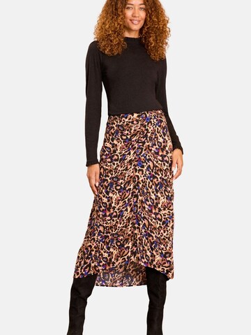 Chemisier love & roses en noir : devant