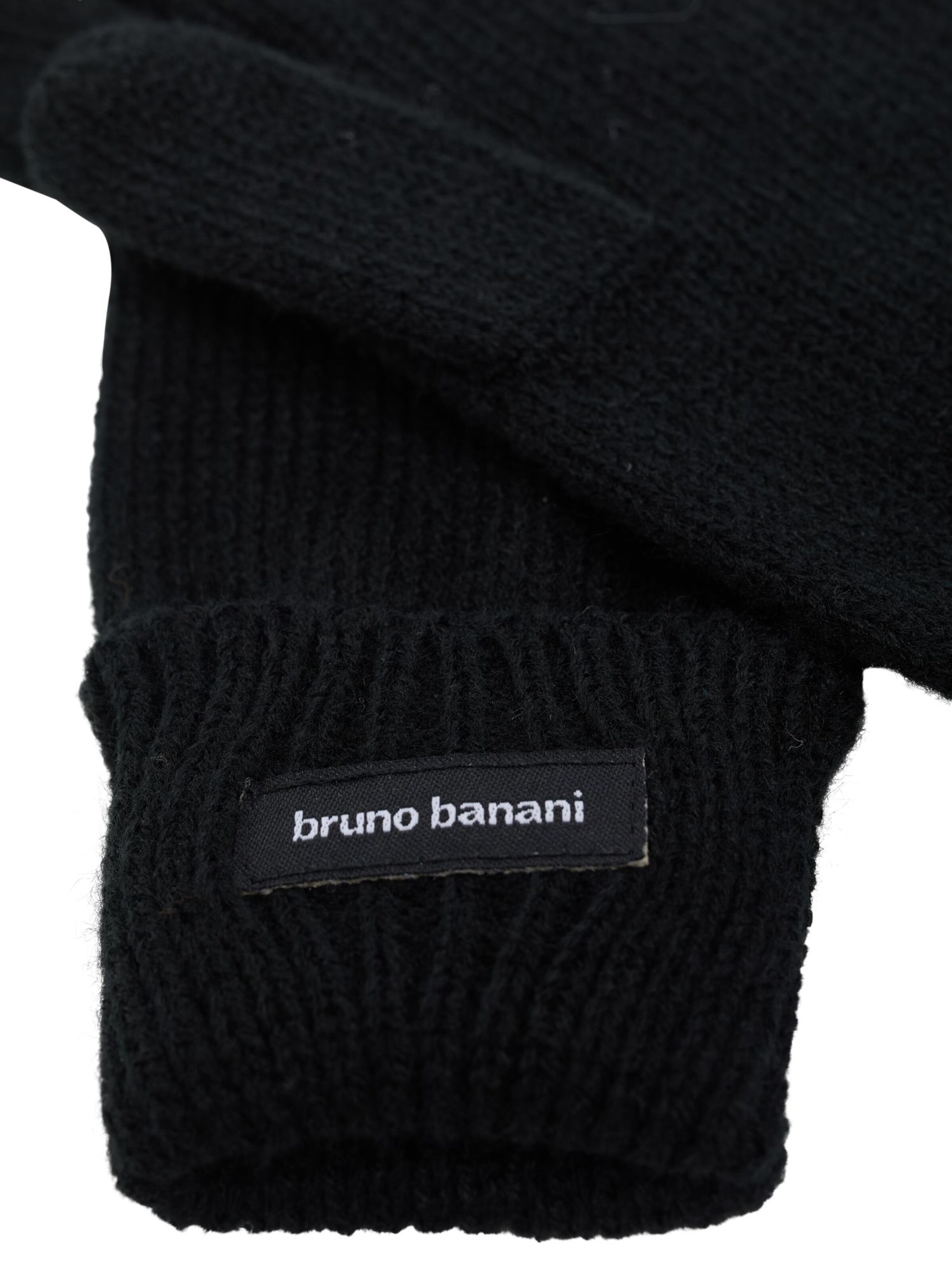 Bruno Banani Fingerhandschuhe 'BUSH ' in Schwarz