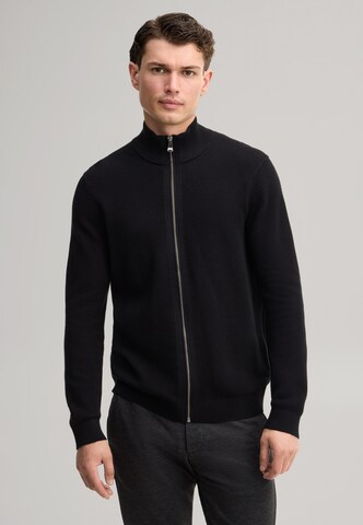 JOOP! Jeans Knit Cardigan in Black: front