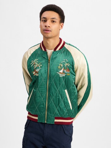 Polo Ralph Lauren Overgangsjakke 'Souvenir' i grøn: forside