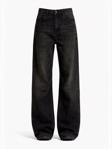 IT'S BASIC Baggy Jeans 'Baggy Mid Rise' in Black: front